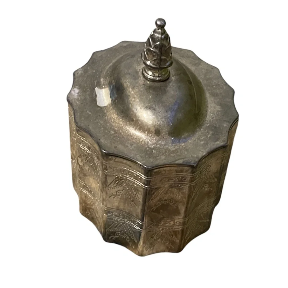 Godinger‎ Silver Plated Lidded Trinket Box With Velvet Lining